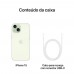 Oferta Relâmpago iPhone 15 Apple 5G, 128GB, Tela de 6,1” Super Retina XDR, Câmera Dupla de 48MP, Câmera frontal de 12 MP, Chip A16 Bionic, Verde